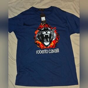 Roberto Cavalli – Roaring Tiger Short Sleeve T-Shirt